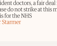 医生将在“超级流感”高峰大罢工,斯塔默急发文:最危急时刻,你们这么干?